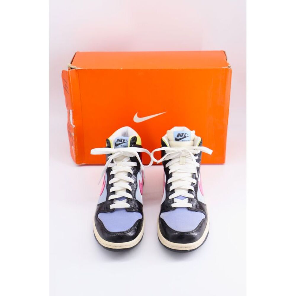 Pre Loved Nike Dunk Vintage Dunk High Multicolor HighTop Men print | tartan High - Picture 3 of 8